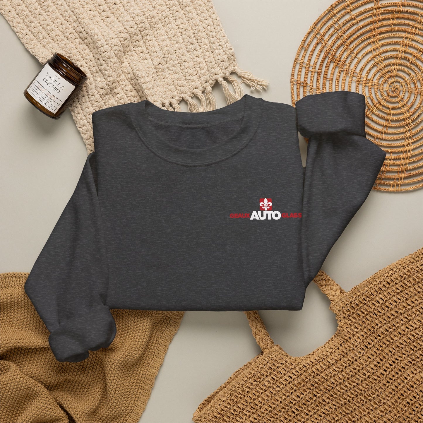 Geaux Auto Glass Crewneck - Geometry Edition