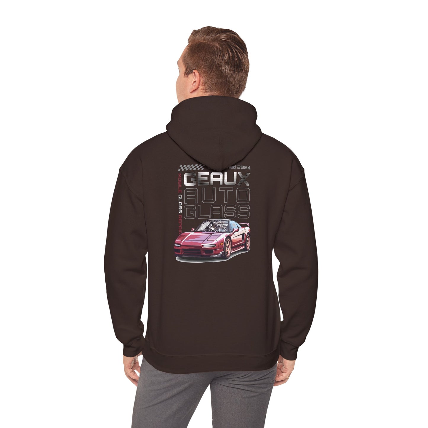 Geaux Auto Glass Hoodie - Sports Car Edition