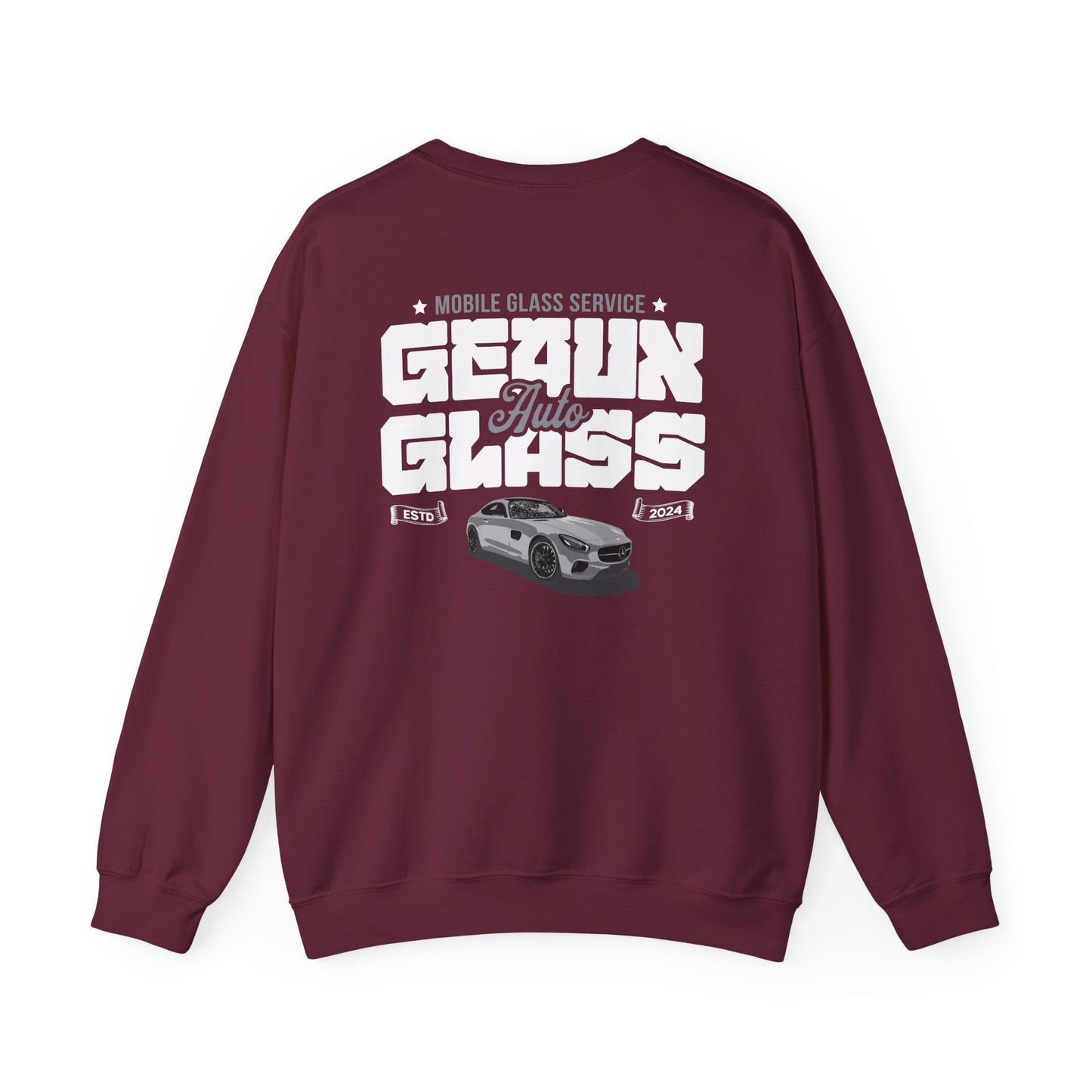 Geaux Auto Glass Crewneck - Block Edition