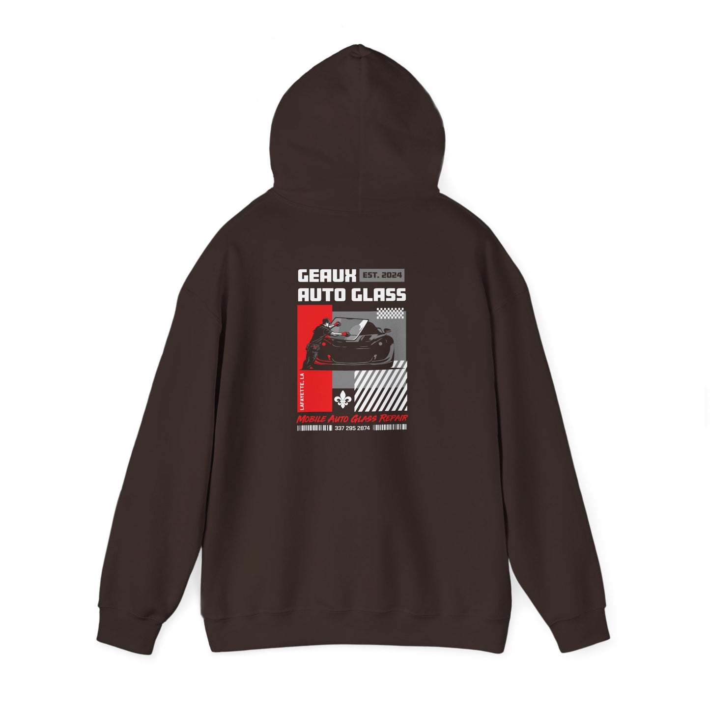 Geaux Auto Glass Hoodie - Geometry Edition
