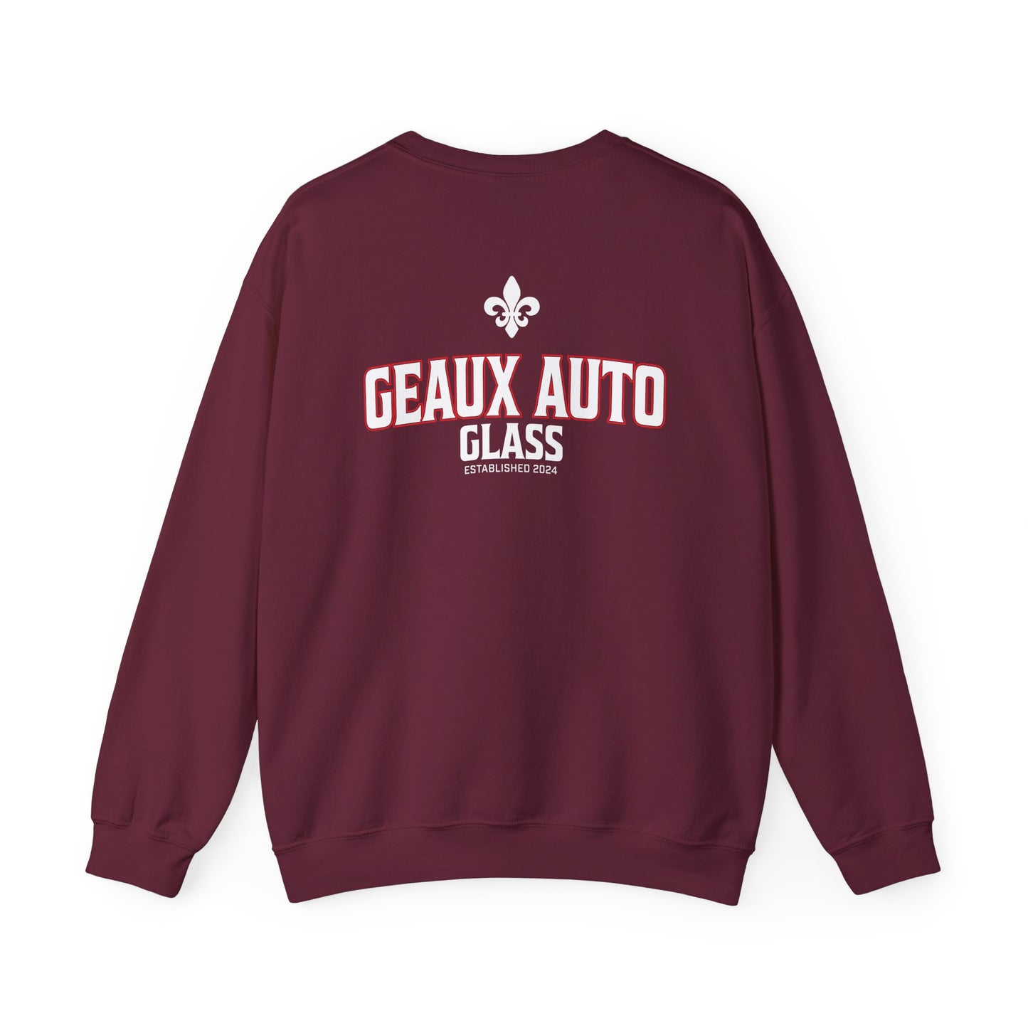 Geaux Auto Glass Crewneck - Collegiate Edition