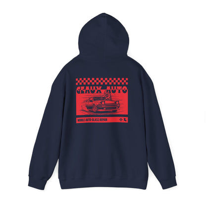 Geaux Auto Glass Hoodie - Checkered Edition