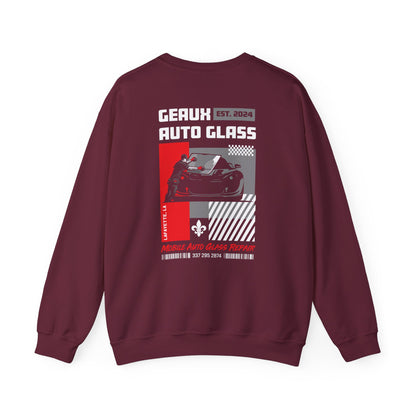 Geaux Auto Glass Crewneck - Geometry Edition