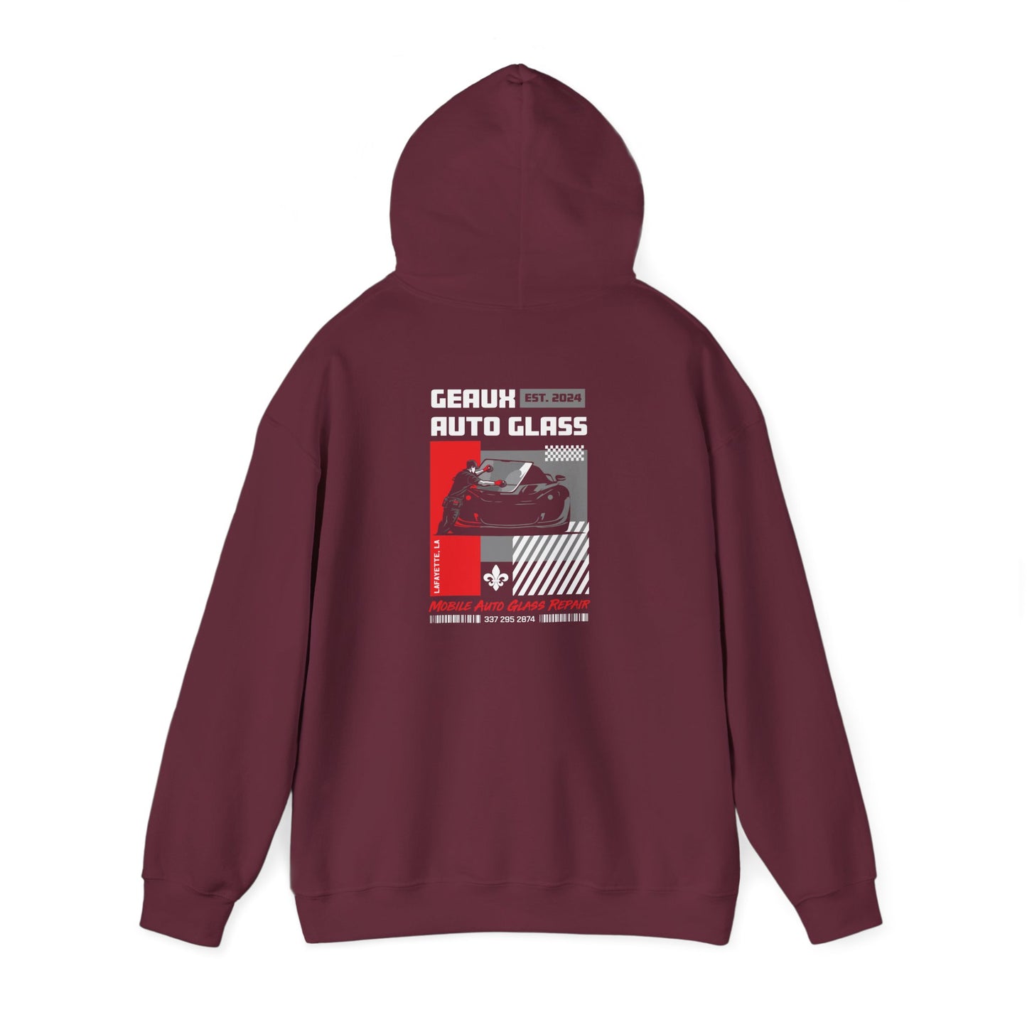 Geaux Auto Glass Hoodie - Geometry Edition