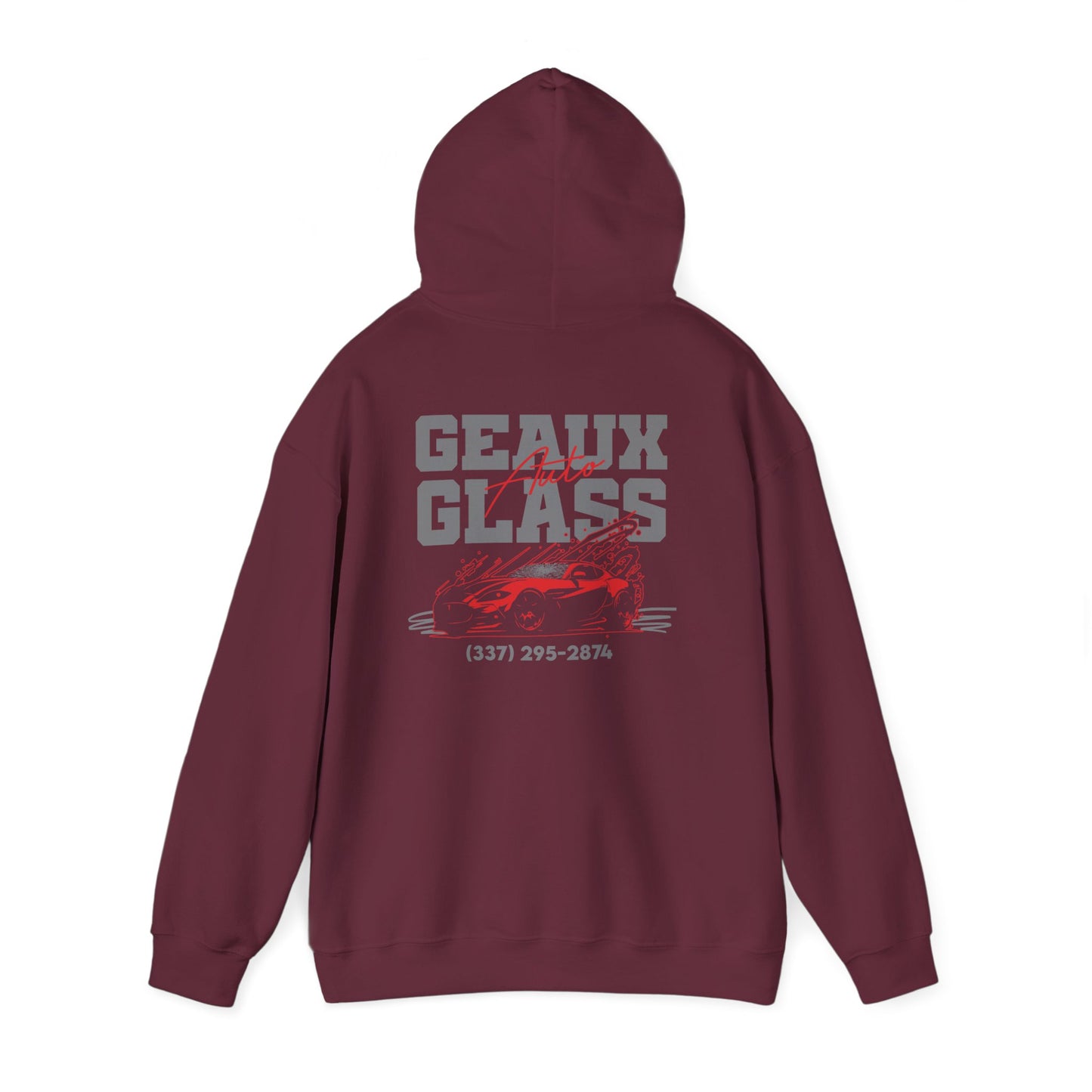 Geaux Auto Glass Hoodie - Script Edition