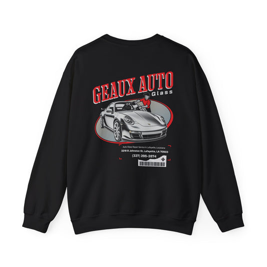 Geaux Auto Glass Crewneck - Vintage Edition