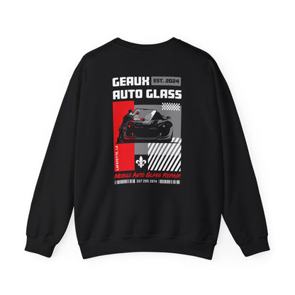 Geaux Auto Glass Crewneck - Geometry Edition