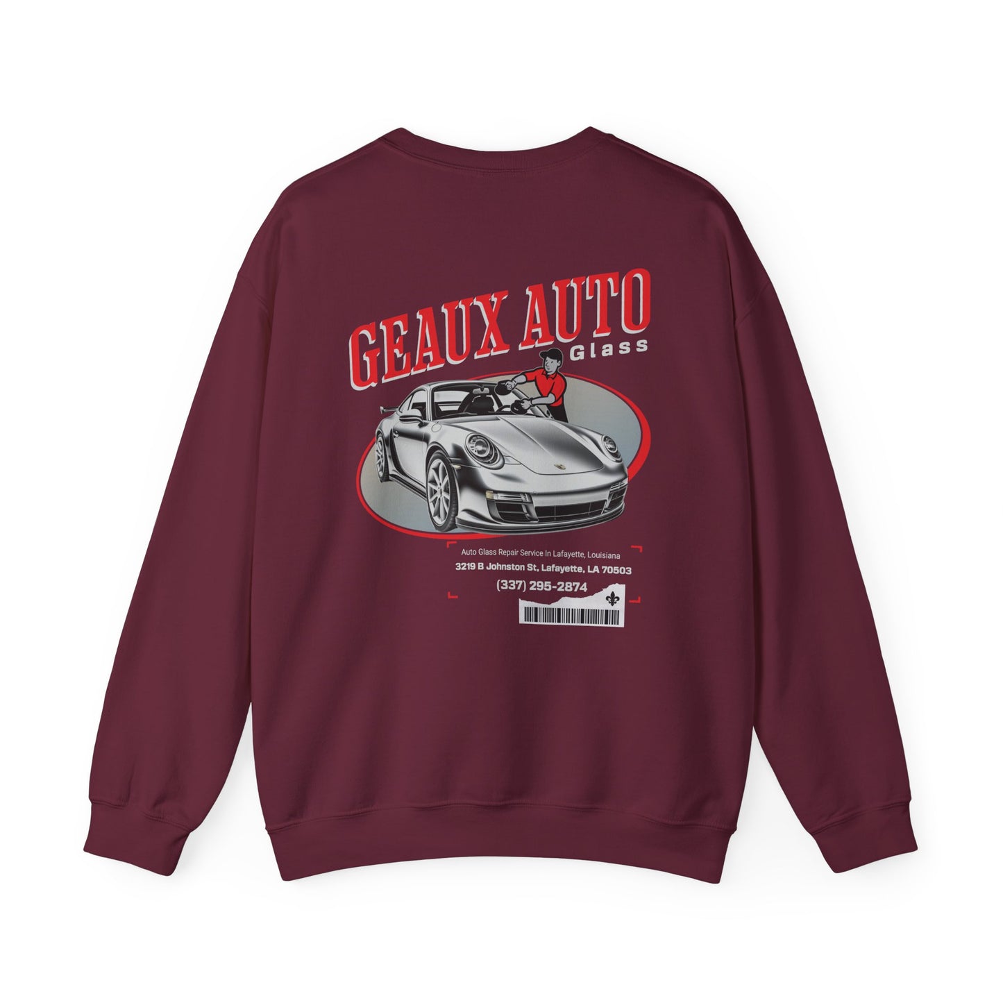 Geaux Auto Glass Crewneck - Vintage Edition