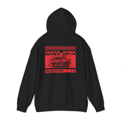 Geaux Auto Glass Hoodie - Checkered Edition