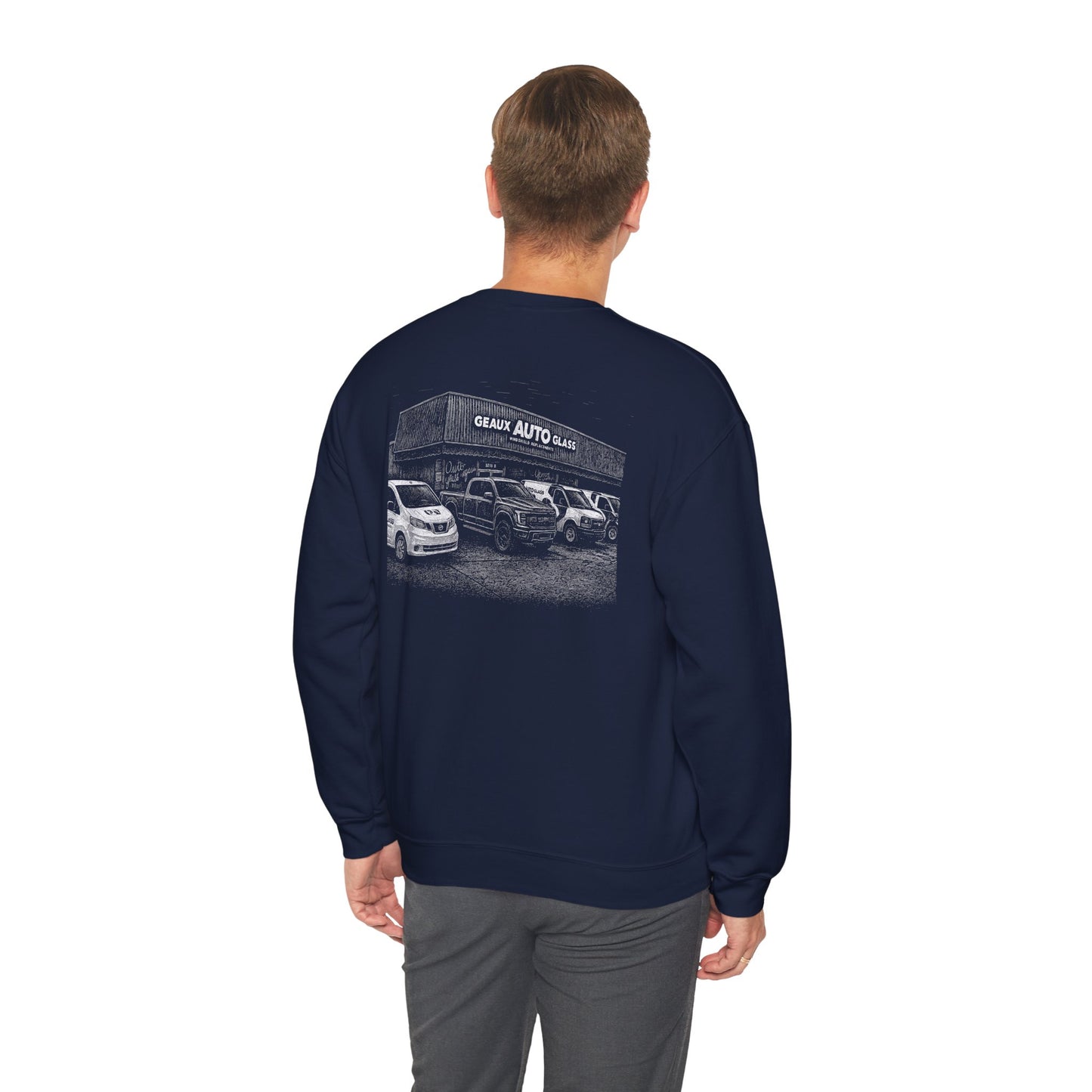 Geaux Auto Glass Crewneck - Shop Edition