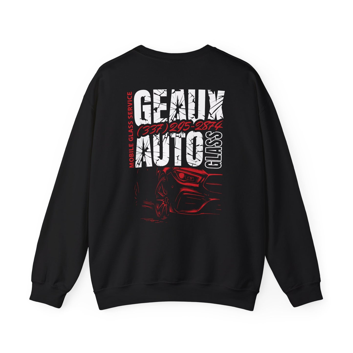 Geaux Auto Glass Crewneck - Cracked Edition
