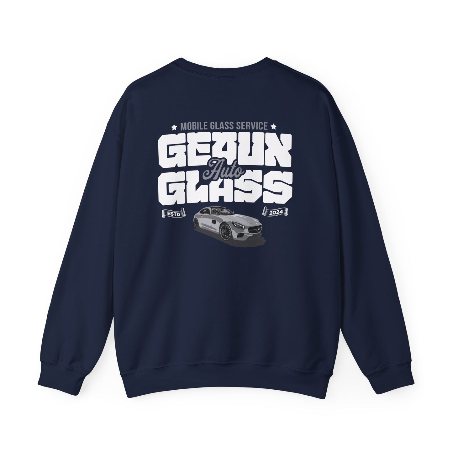 Geaux Auto Glass Crewneck - Block Edition