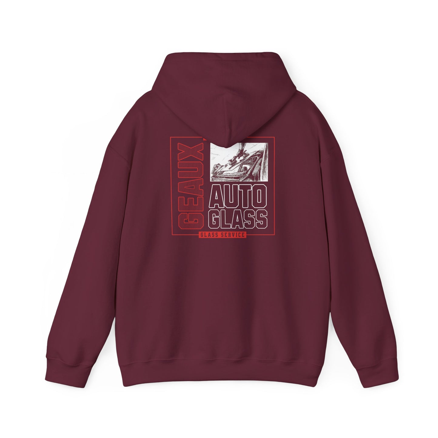 Geaux Auto Glass Hoodie - Drawing Edition
