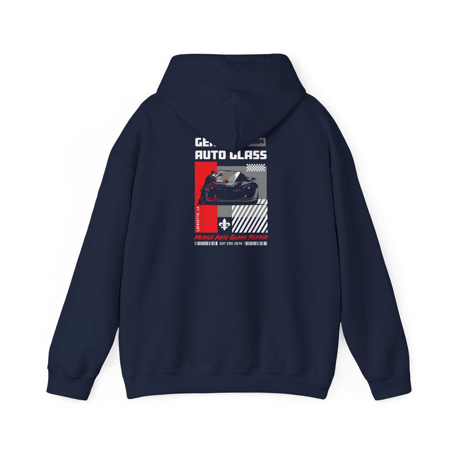 Geaux Auto Glass Hoodie - Geometry Edition