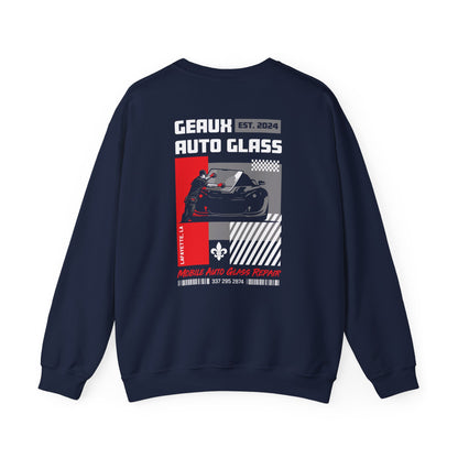 Geaux Auto Glass Crewneck - Geometry Edition
