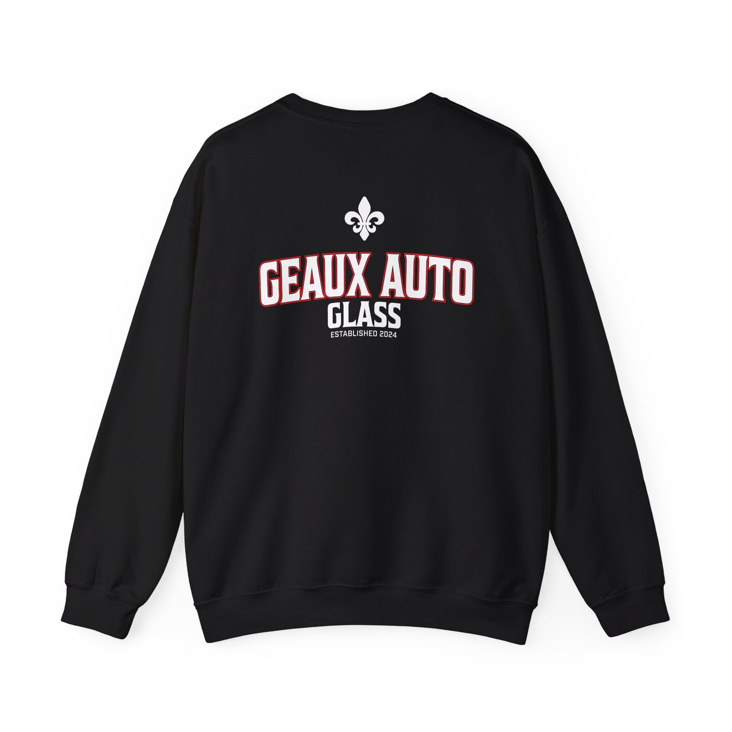 Geaux Auto Glass Crewneck - Collegiate Edition