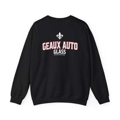 Geaux Auto Glass Crewneck - Collegiate Edition