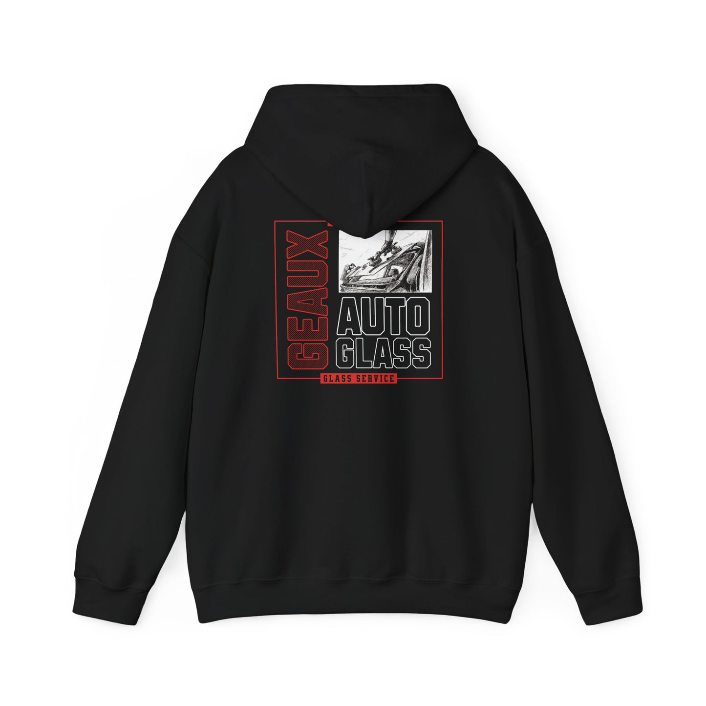 Geaux Auto Glass Hoodie - Drawing Edition
