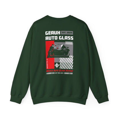Geaux Auto Glass Crewneck - Geometry Edition