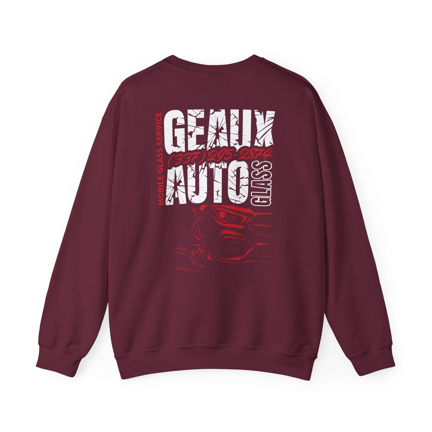 Geaux Auto Glass Crewneck - Cracked Edition