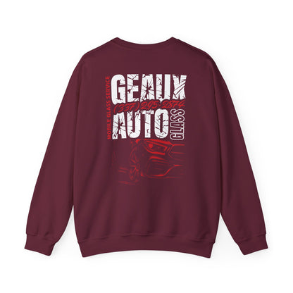 Geaux Auto Glass Crewneck - Cracked Edition