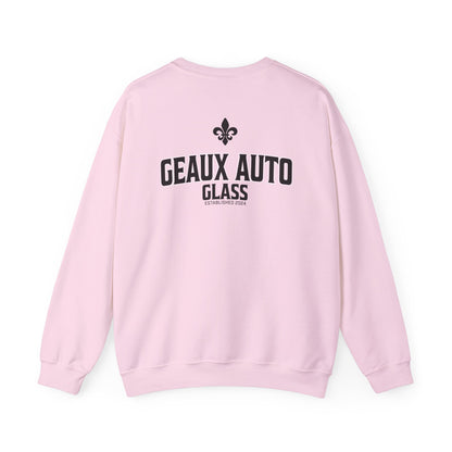 Geaux Auto Glass Crewneck - Collegiate Edition