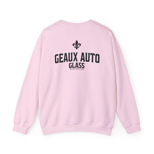 Geaux Auto Glass Crewneck - Collegiate Edition