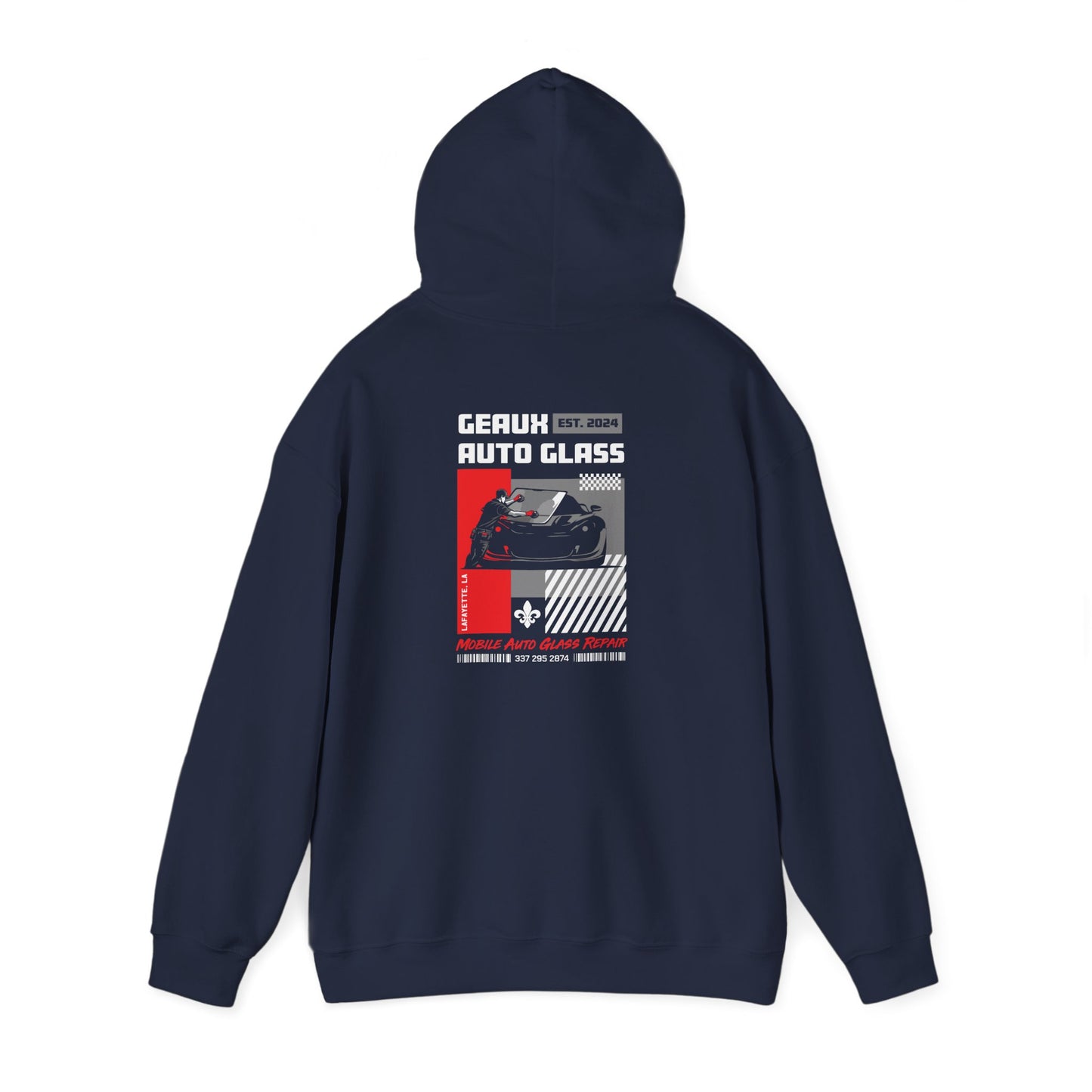 Geaux Auto Glass Hoodie - Geometry Edition
