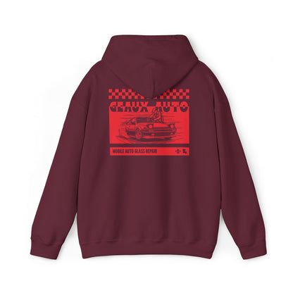 Geaux Auto Glass Hoodie - Checkered Edition