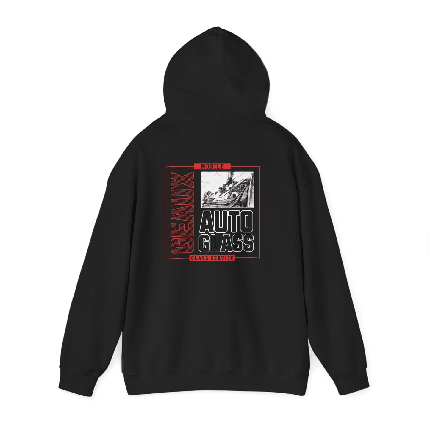 Geaux Auto Glass Hoodie - Drawing Edition