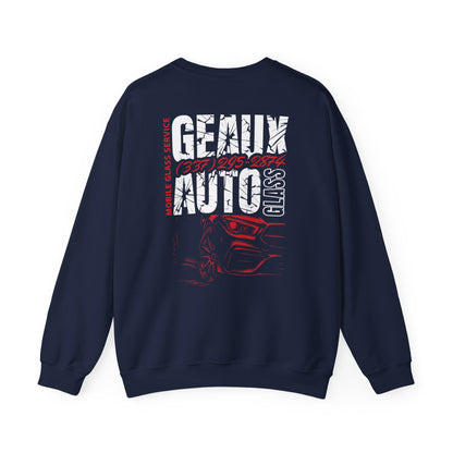 Geaux Auto Glass Crewneck - Cracked Edition