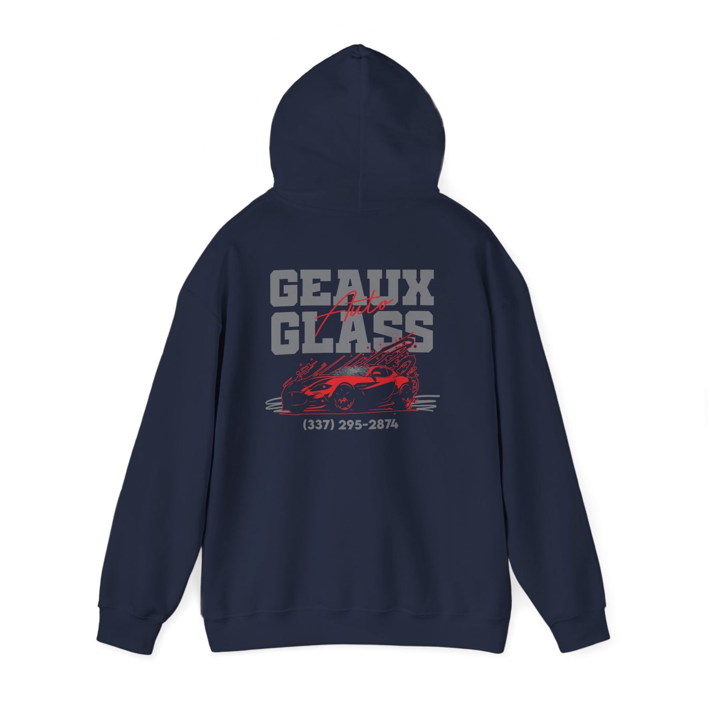 Geaux Auto Glass Hoodie - Script Edition