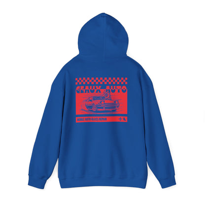 Geaux Auto Glass Hoodie - Checkered Edition