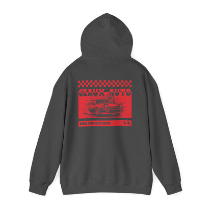 Geaux Auto Glass Hoodie - Checkered Edition