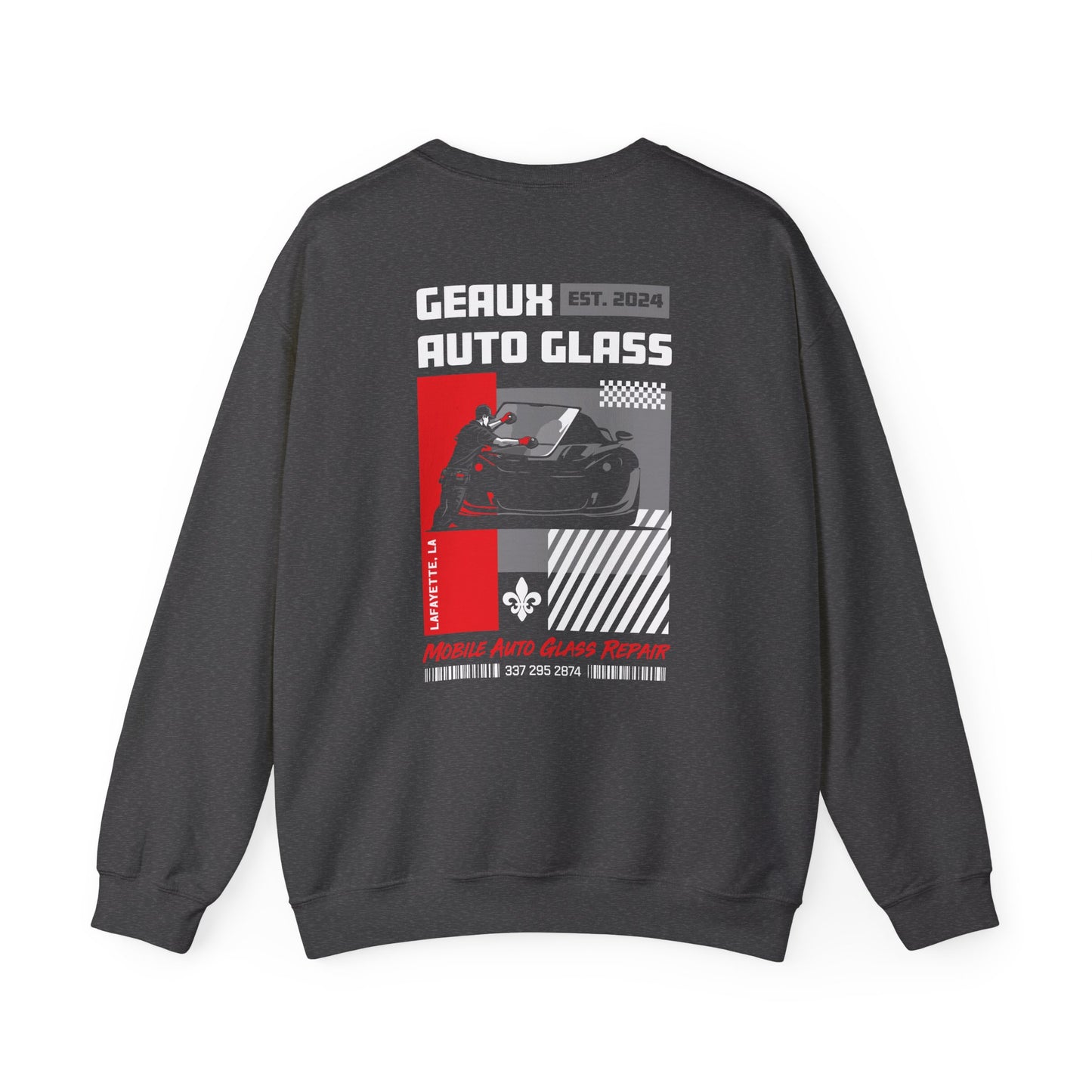 Geaux Auto Glass Crewneck - Geometry Edition