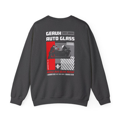 Geaux Auto Glass Crewneck - Geometry Edition