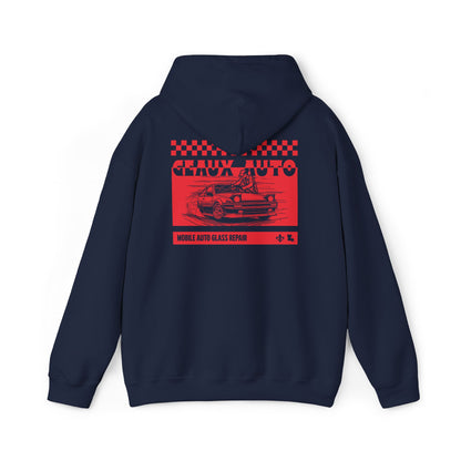 Geaux Auto Glass Hoodie - Checkered Edition
