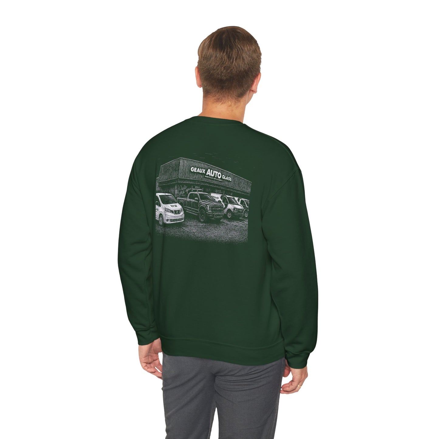 Geaux Auto Glass Crewneck - Shop Edition